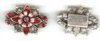1 24x17mm Large Red Flower Slider